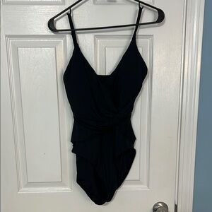 La Blanca Black One Piece Swimsuit